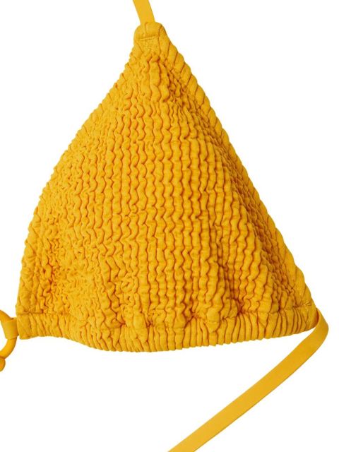 Burberry chain-detail bikini top - Yellow