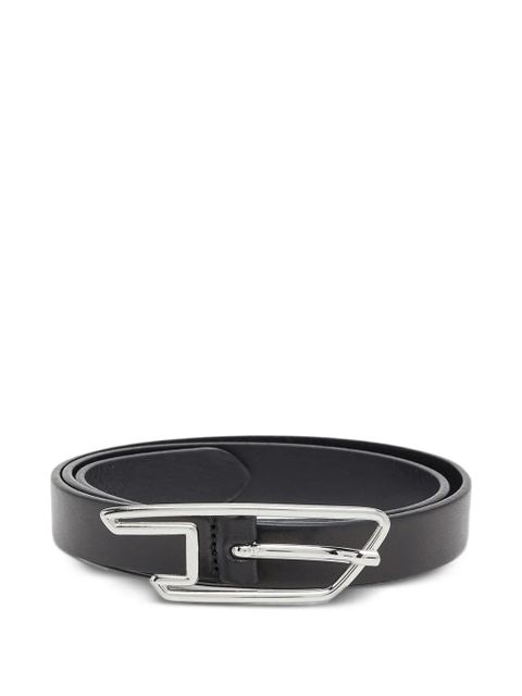 Diesel outlined D buckle belt - Black - zdjęcie produktu nr 1