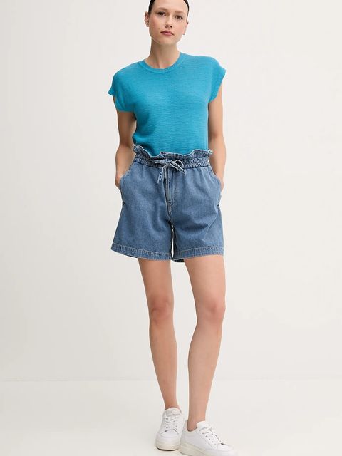 Pepe Jeans szorty jeansowe A-LINE SHORT UHW CINCH