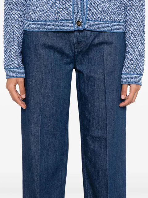 Gucci pressed-crease jeans - Blue