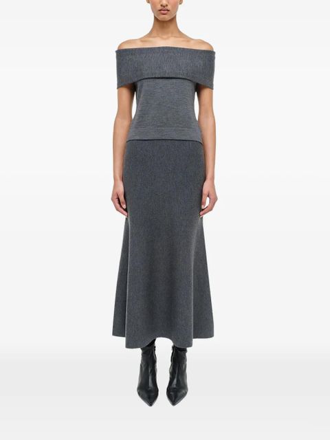 Simkhai Atwood midi skirt - Grey - zdjęcie produktu nr 2
