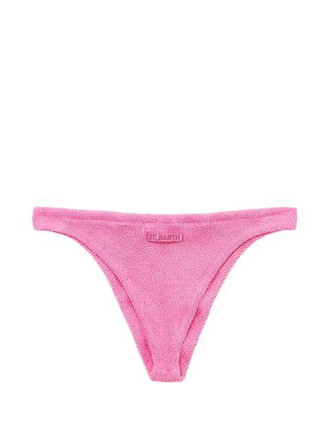 MC2 Saint Barth crinkled bikini bottoms - Pink - zdjęcie produktu nr 1