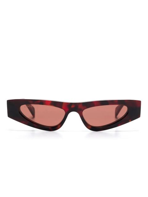 Gucci Eyewear cat-eye sunglasses - Brown - zdjęcie produktu nr 1