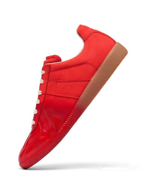 Maison Margiela replica leather sneakers - Red - zdjęcie produktu nr 1