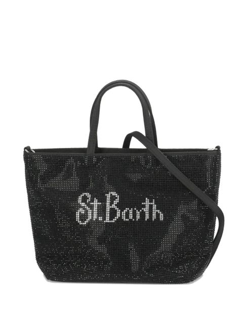 MC2 Saint Barth mini strass removable-strap tote bag - Black - zdjęcie produktu nr 1