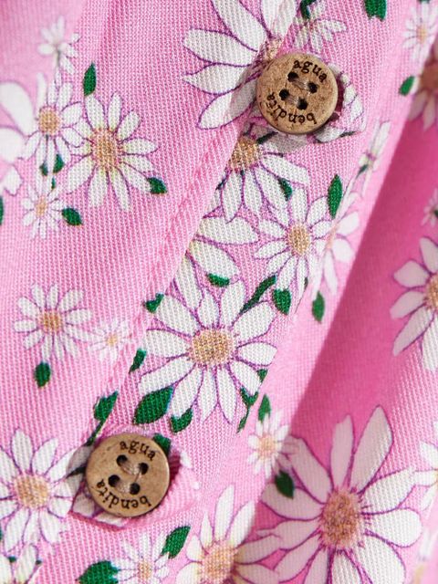 Agua By Agua Bendita Alanifloral maxi dress - Pink