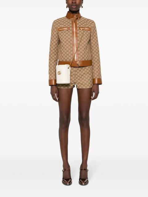 Gucci mini GG Marmont leather bucket bag - White - zdjęcie produktu nr 2