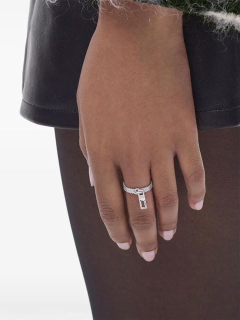 Marc Jacobs The J Marc Zipper ring - Silver
