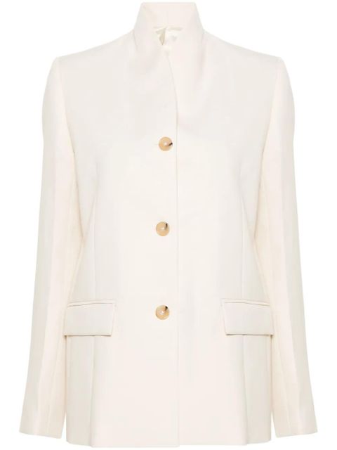 TOTEME no-lapels single-breasted blazer - Neutrals - zdjęcie produktu nr 1