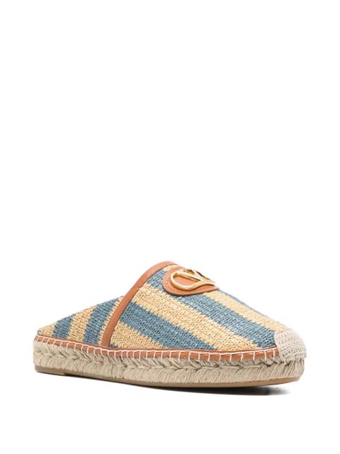 Valentino Garavani VLogo raffia espadrilles - Neutrals - zdjęcie produktu nr 2