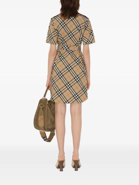 Burberry cotton shirt dress - Neutrals