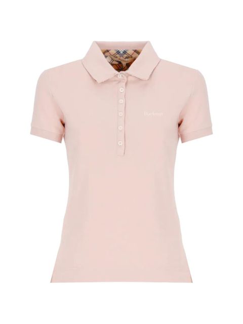 Barbour buttoned polo top - Pink - zdjęcie produktu nr 1