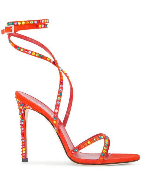 Paris Texas Holly Zoe suede sandals - Red - zdjęcie produktu nr 1