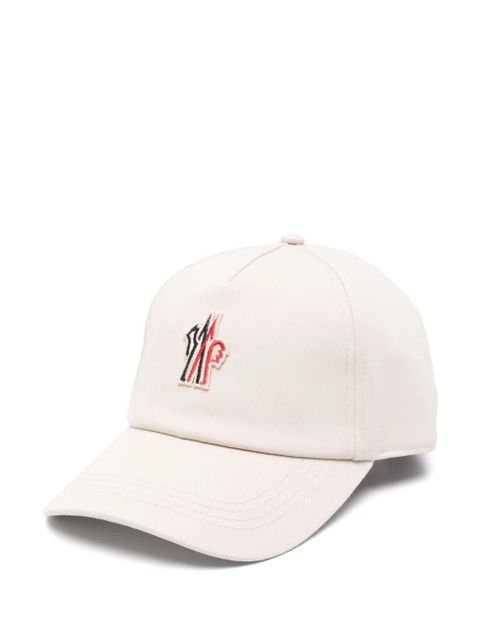 Moncler Grenoble cotton baseball cap - Neutrals - zdjęcie produktu nr 1