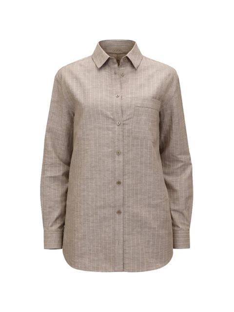 Max Mara striped pocket shirt - Neutrals - zdjęcie produktu nr 1