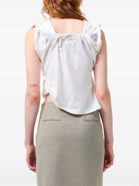 OUR LEGACY twisted T-shirt - Neutrals