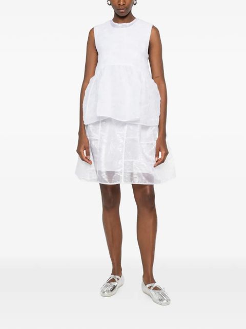 Cecilie Bahnsen Cora peplum top - White