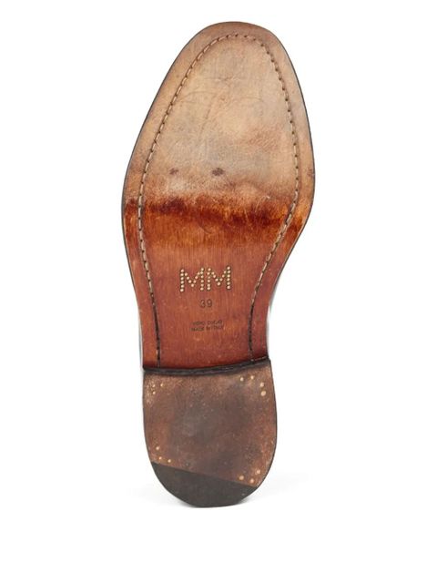 Maison Margiela Cut lace-up boots - Black