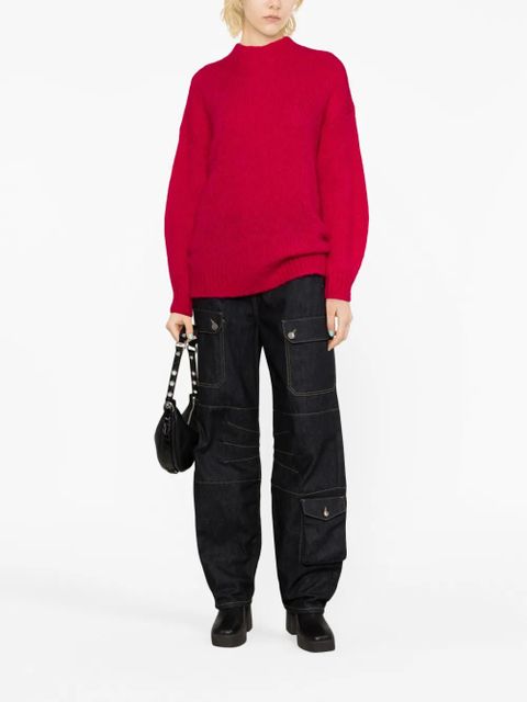 ISABEL MARANT Idol mock-neck jumper - Pink - zdjęcie produktu nr 2