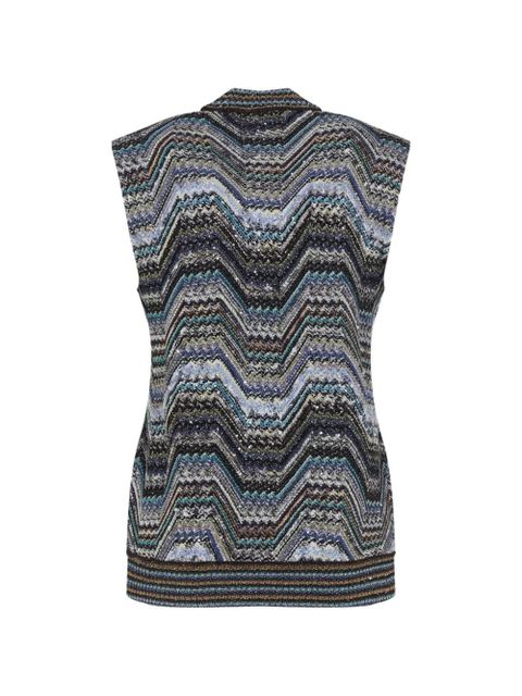 Missoni knitted jacket - Blue - zdjęcie produktu nr 2