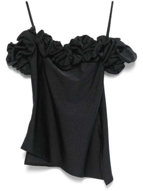 Coperni ruffled top - Black - zdjęcie produktu nr 1