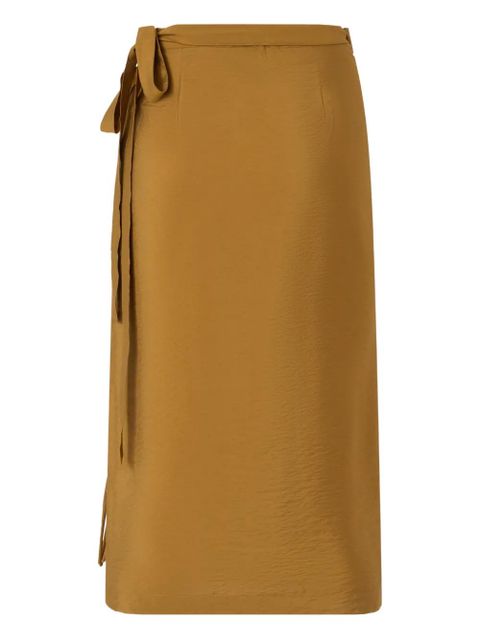 PINKO fringed tie skirt - Brown - zdjęcie produktu nr 2