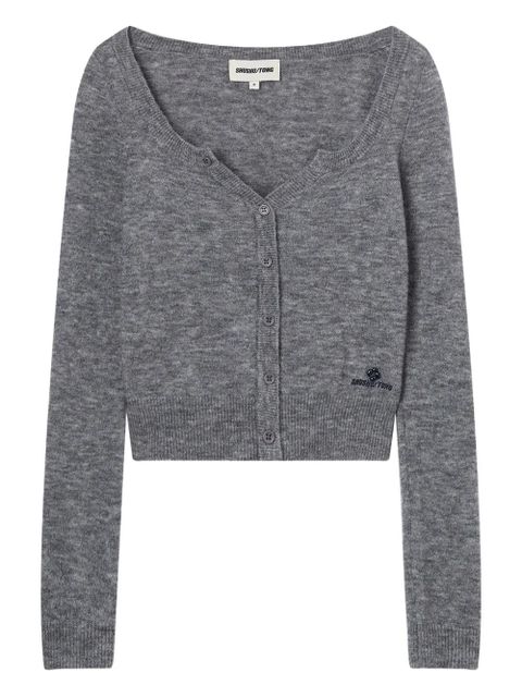 SHUSHU/TONG long-sleeve cardigan - Grey - zdjęcie produktu nr 1