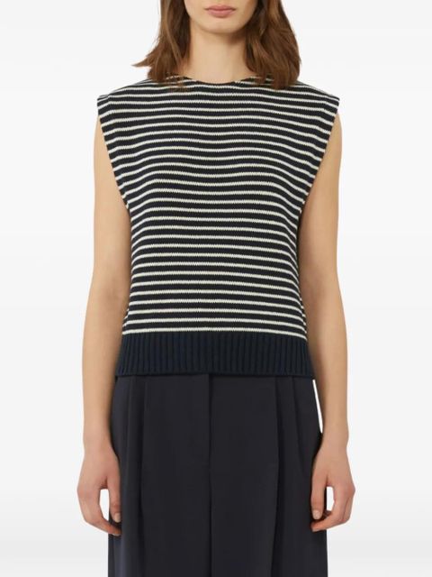 Weekend Max Mara striped knitted top - Blue - zdjęcie produktu nr 2