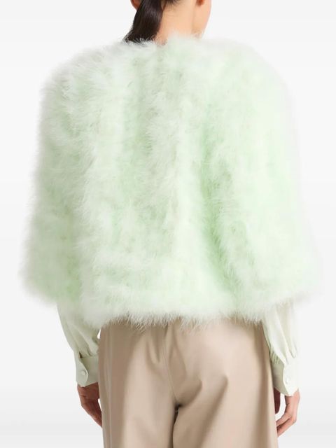 Yves Salomon feather jacket - Green - zdjęcie produktu nr 2