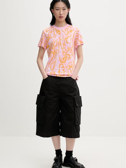 Marimekko T-shirt damski z bawełną - zdjęcie produktu nr 1