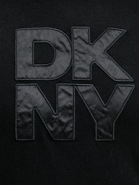 Dkny longsleeve bawełniany kolor czarny DJ5T1488