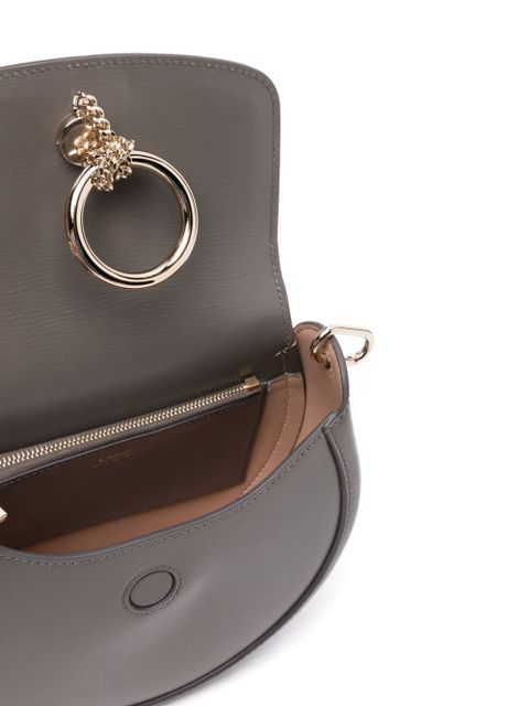 Chloé small Arlène leather crossbody bag - Grey