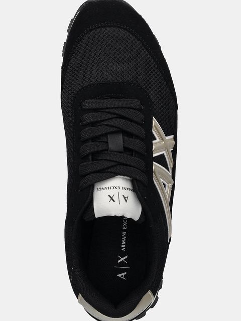 Armani Exchange sneakersy damskie kolor czarny XW002150 AF19388 MC077