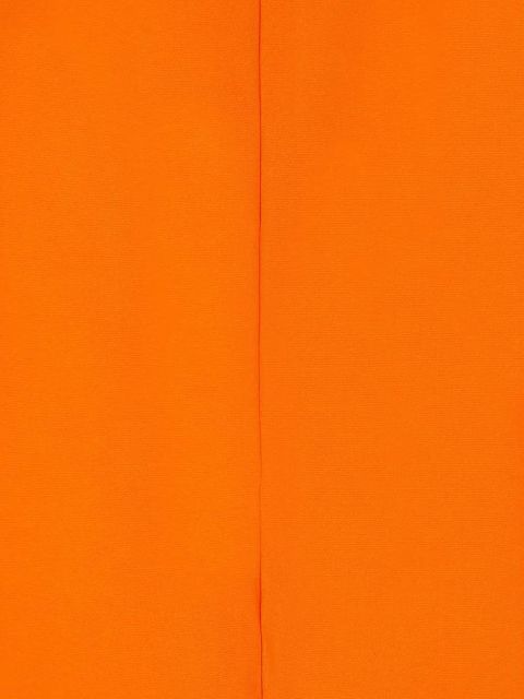 Saint Laurent zip-fastening long-sleeved dress - Orange