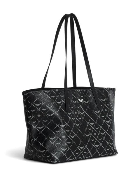 Zadig&Voltaire monogram shopper bag - Black