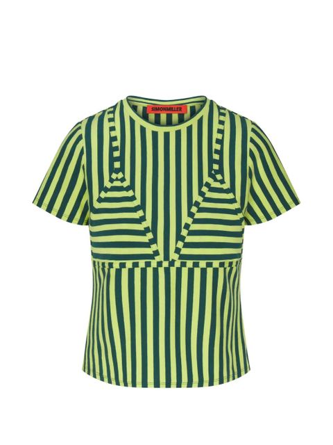 Simon Miller Kini striped T-shirt - Green - zdjęcie produktu nr 1