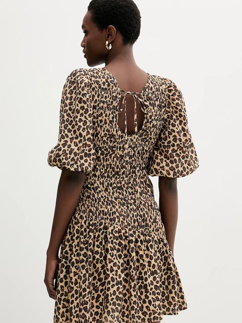 Never Fully Dressed sukienka kolor brązowy mini rozkloszowana NFDDR3114 - zdjęcie produktu nr 2