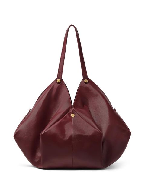 Versace large Protea leather shoulder bag - Red - zdjęcie produktu nr 1