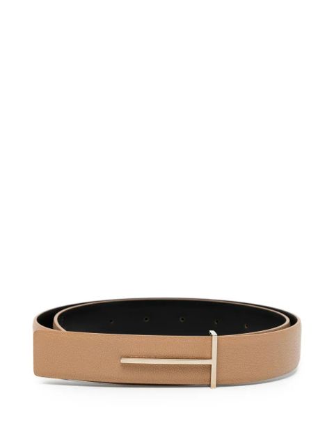 TOM FORD logo buckle belt - Neutrals - zdjęcie produktu nr 1