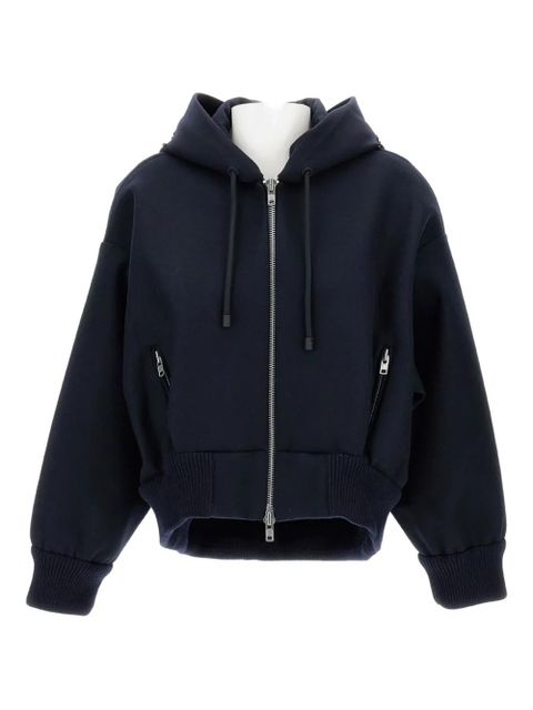 Simone Rocha zipper closure hoodie - Blue - zdjęcie produktu nr 2