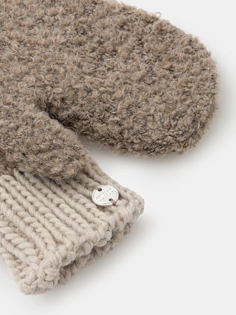 Colmar rękawiczki z dodatkiem wełny damskie kolor beżowy 5102.5WJ - zdjęcie produktu nr 2