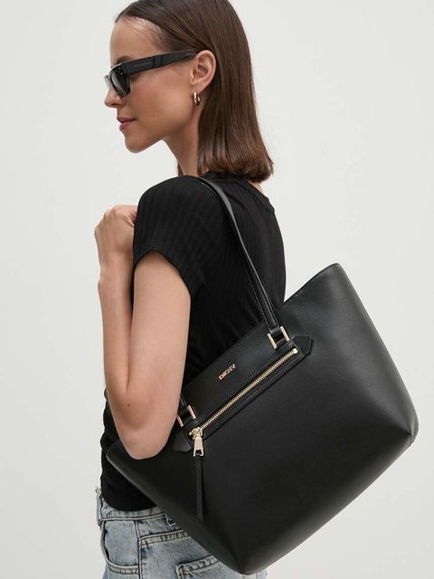 Dkny torebka skórzana
