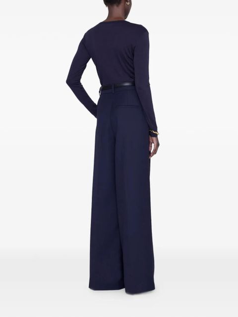 ANINE BING Sylvie long-sleeve T-shirt - Blue