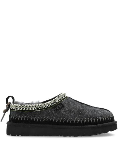 UGG braided-trim sheepskin slippers - Black - zdjęcie produktu nr 1