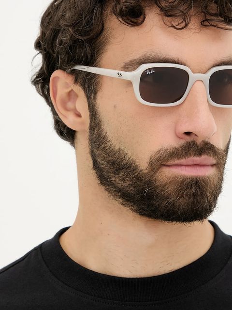 Ray-Ban okulary przeciwsłoneczne kolor beżowy 0RB4455