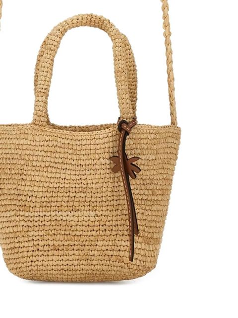 Manebi woven raffia bag - Neutrals - zdjęcie produktu nr 2