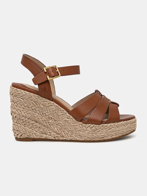 Lauren Ralph Lauren sandały skórzane Soffia Espdr - zdjęcie produktu nr 1