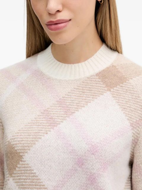 Barbour Sara argyle crew-neck sweater - Neutrals