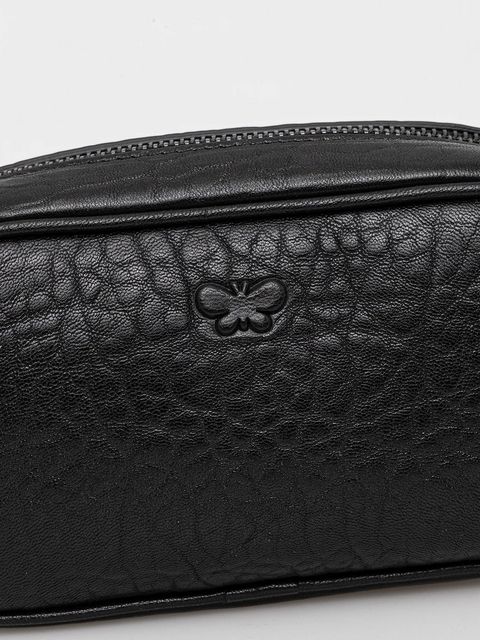 Weekend Max Mara nerka skórzana CISA kolor czarny 2525516105600