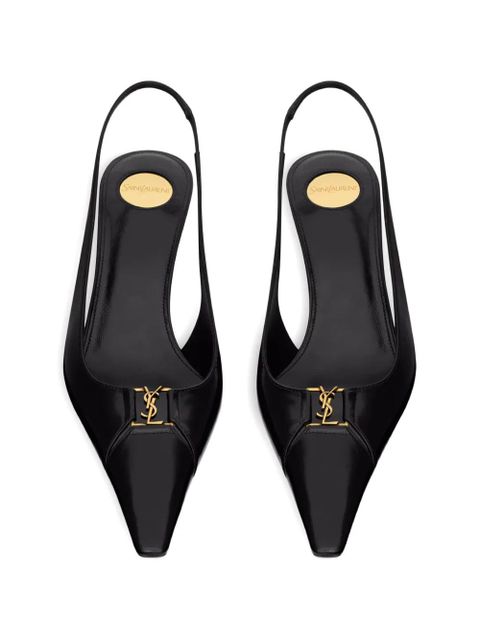 Saint Laurent Breteuil leather pumps - Black